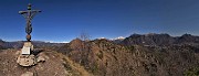 45 Vista panoramica dalla croce del Pizzo Rabbioso alla cima del Rabbioso, Gioco, Arera, Menna, Alben
